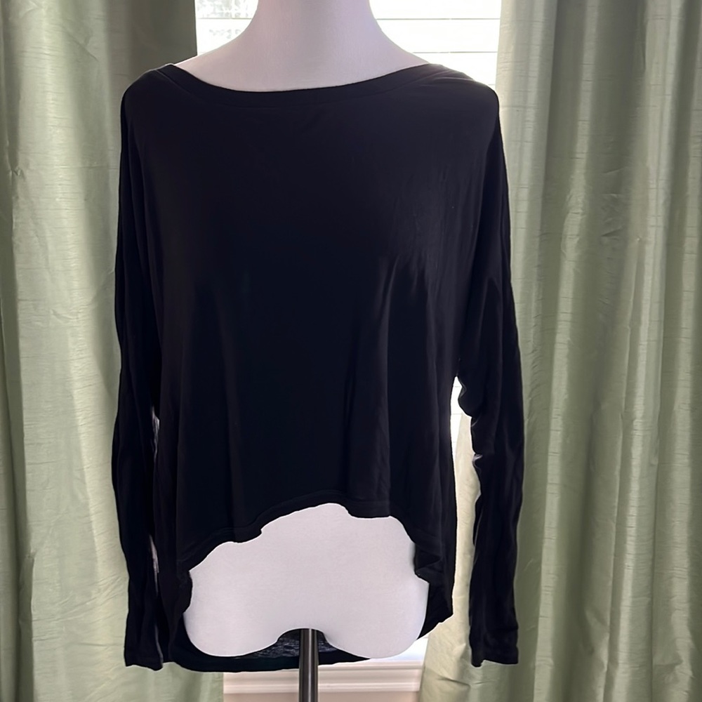 Cotton long sleeve shirt bcbg brand